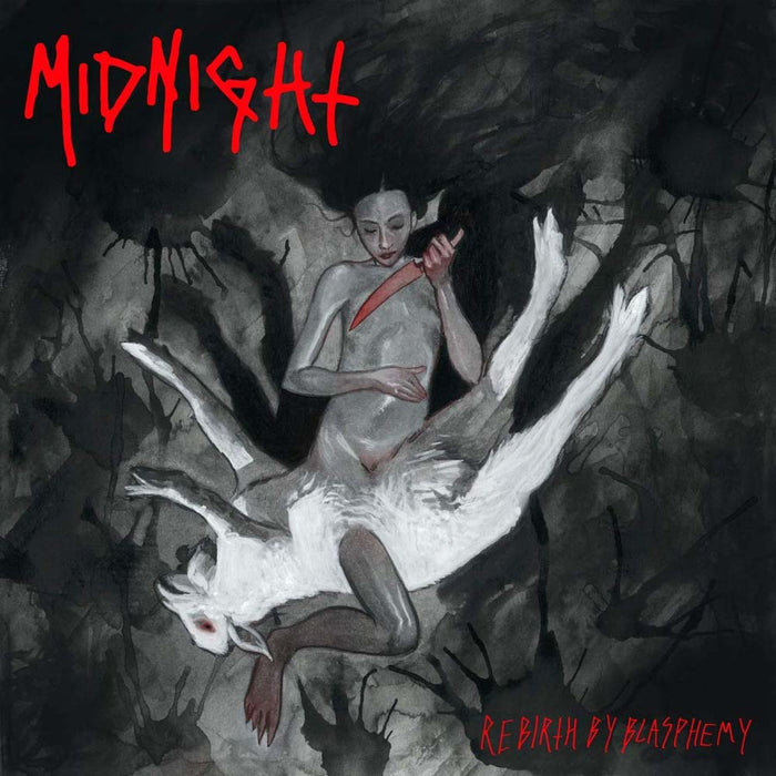 Midnight - Rebirth By Blasphemy Vinyl LP Grey Marbled 2020