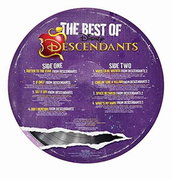 DISNEY The Best Of Descendants Soundtrack 12" Picture Disc NEW 2017