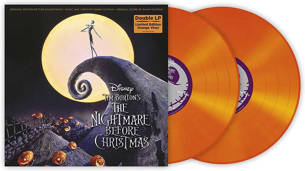 The Nightmare Before Christmas Vinyl LP Limited Orange Edition 2019