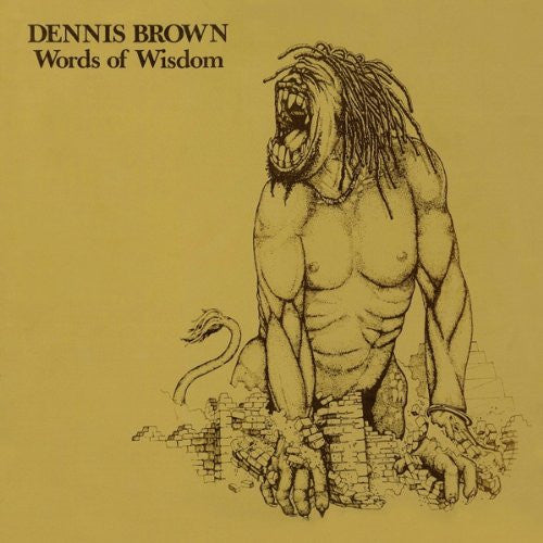 DENNIS BROWN WORDS OF WISDOM LP VINYL 33RPM NEW