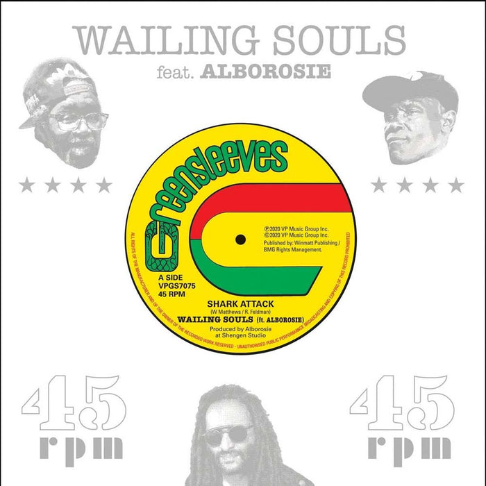 Wailing Souls - Shark Attack 7" Vinyl Single 2020