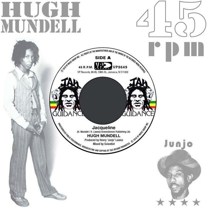 Hugh Mundell - Jacqueline Vinyl 7" Single New 2019