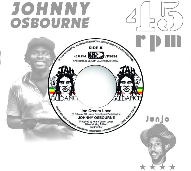 Johnny Osbourne - Ice Cream Love 7" Vinyl Single 2020