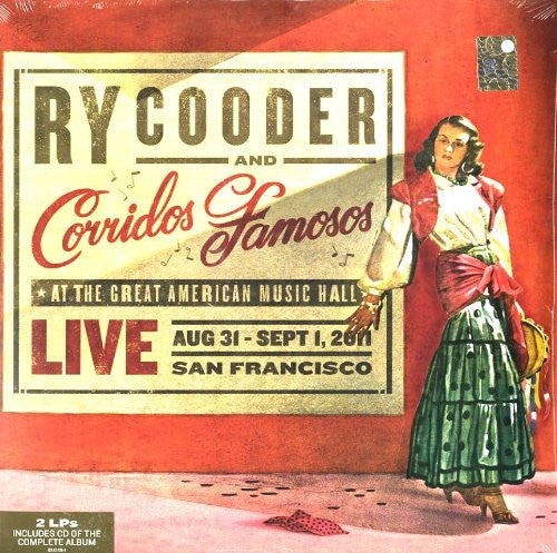 RY COODER AND CORRIDOS FAMOSOS LIVE IN SAN FRANCISCO LP VINYL 33RPM NEW