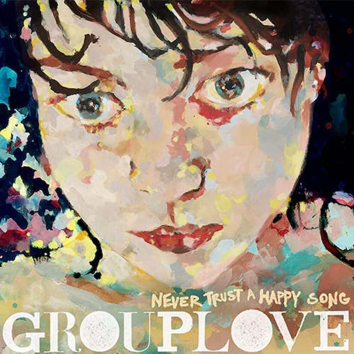 Grouplove Never Trust A Happy Song Vinyl LP Red Colour 2022