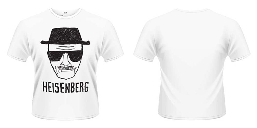 Breaking Bad Heisenberg Sketch Larg Unisex T-Shirt