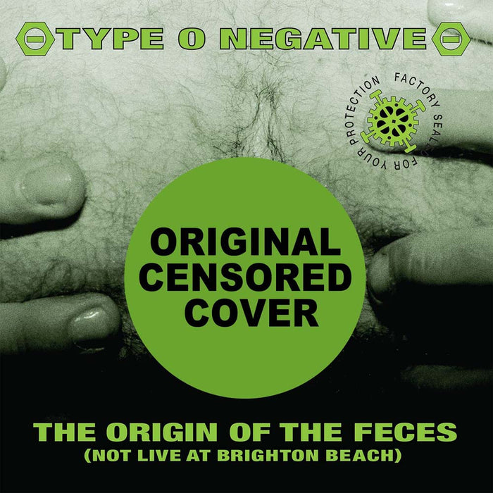 Type O Negative The Origin Of The Feces (Not Live At Brighton Beach) Vinyl LP Green & Black Colour 2022