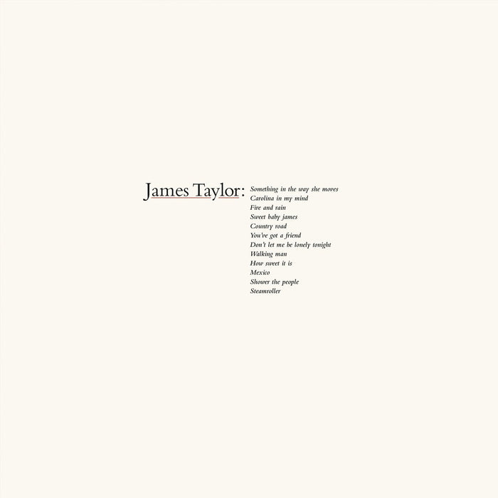 James Taylor Greatest Hits Vinyl LP Reissue