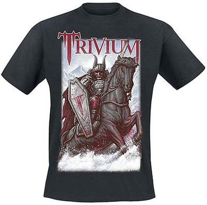 TRIVIUM Warrior Horse Fit Mens T-SHIRT Medium NEW Official