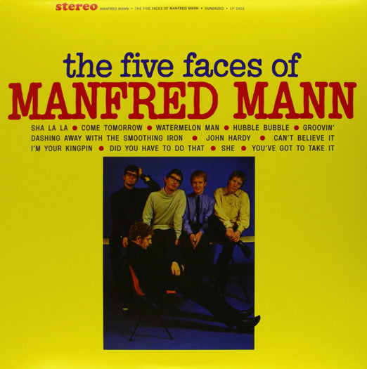 MANFRED MANN FIVE FACES OF MANFRED MANN LP VINYL NEW (US) 33RPM