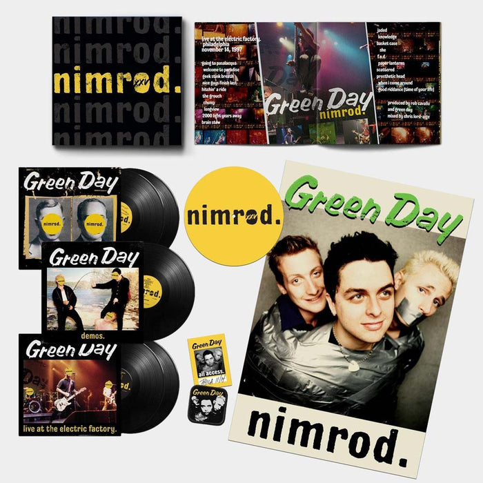 Green Day Nimrod Vinyl LP Boxset Set 2023