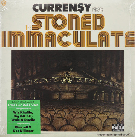 CURRENSY CURREN$Y STONED IMMACULATE LP VINYL NEW (US) 33RPM COLOURED