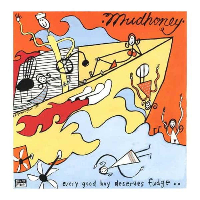 Mudhoney Every Good Boy Deserves Fudge Vinyl LP Orange Colour 2020