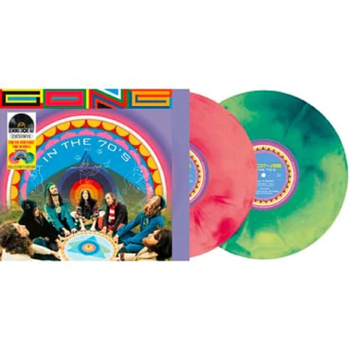 Gong In the 70's Vinyl LP Pink/Purple Or Blue/Yellow Colour RSD 2022