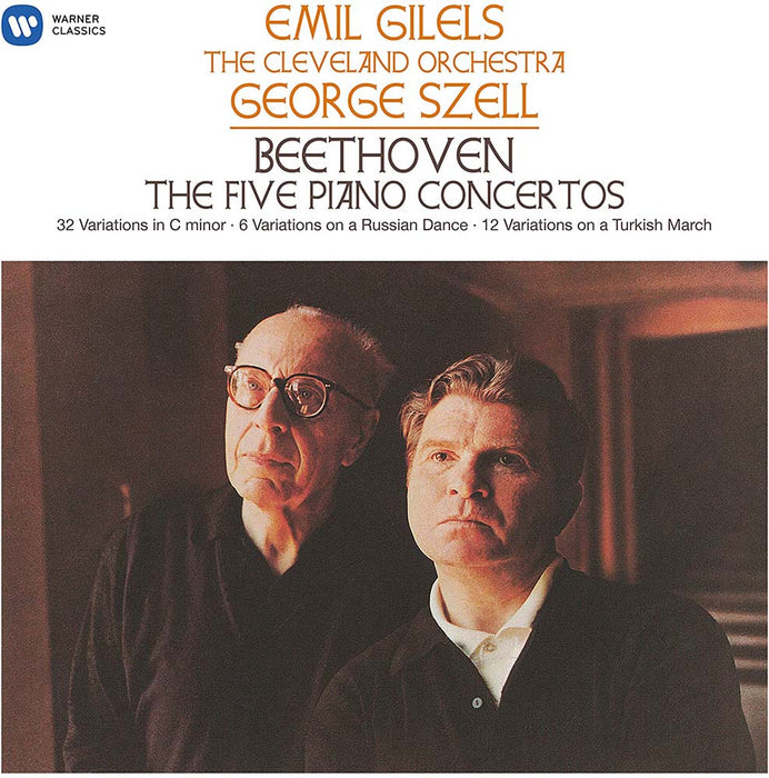 Emil Gilels - Beethoven Piano Concertos Nos Vinyl LP New 2019