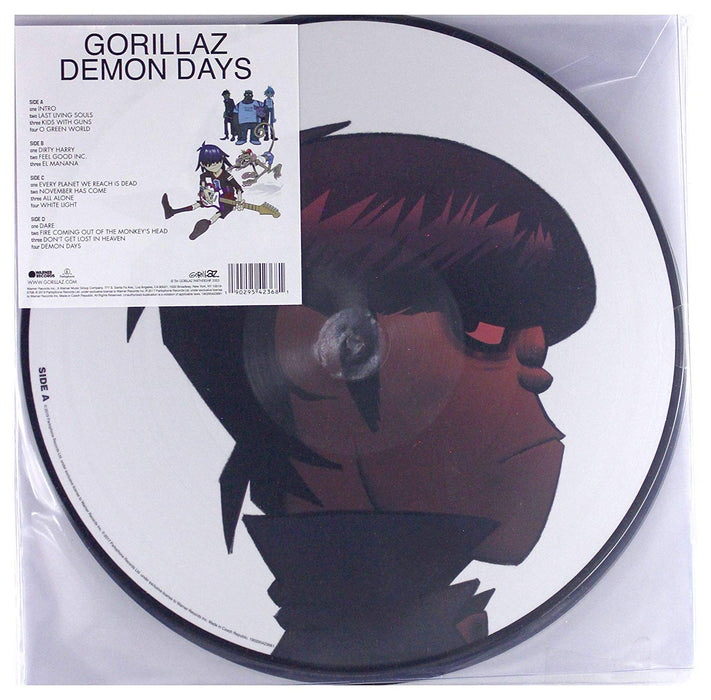 Gorillaz - Demon Days Vinyl LP Picture Disc 2019