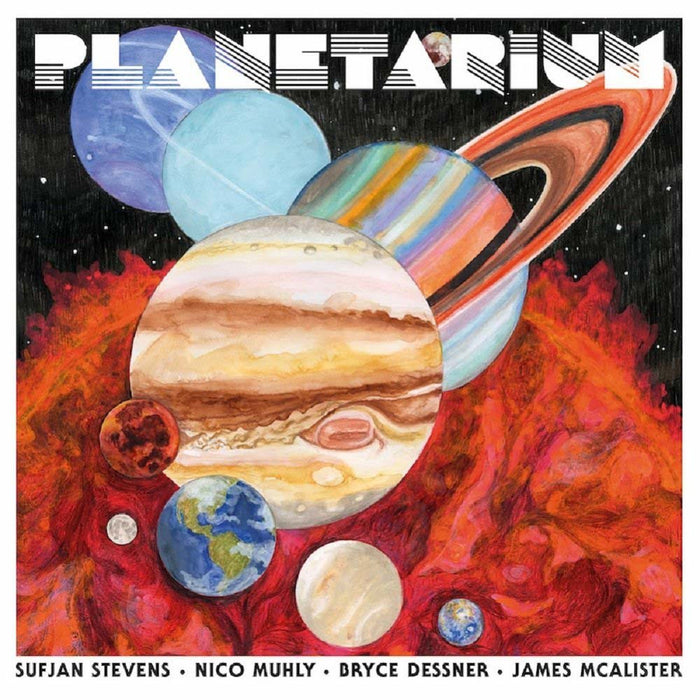 Sufjan Stevens, Bryce Dessner, Nico Muhly, James McAllister Planetarium Vinyl LP 2017