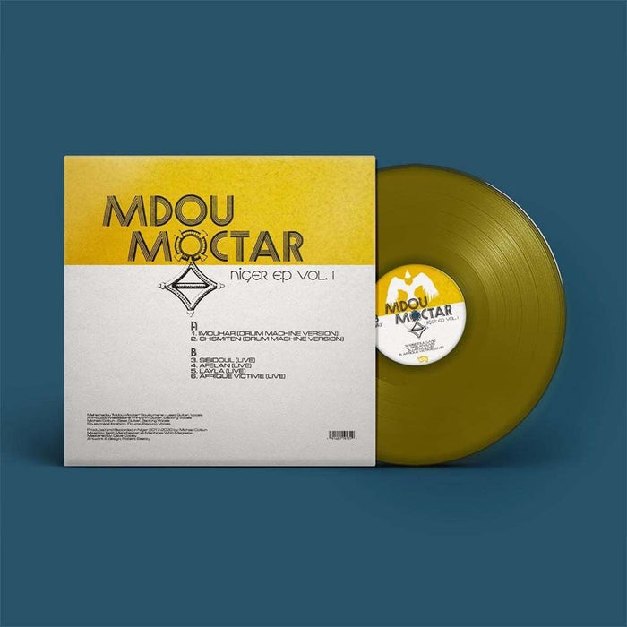 Mdou Moctar Niger Vol. 1 12" Vinyl EP Transparent Yellow Colour 2023