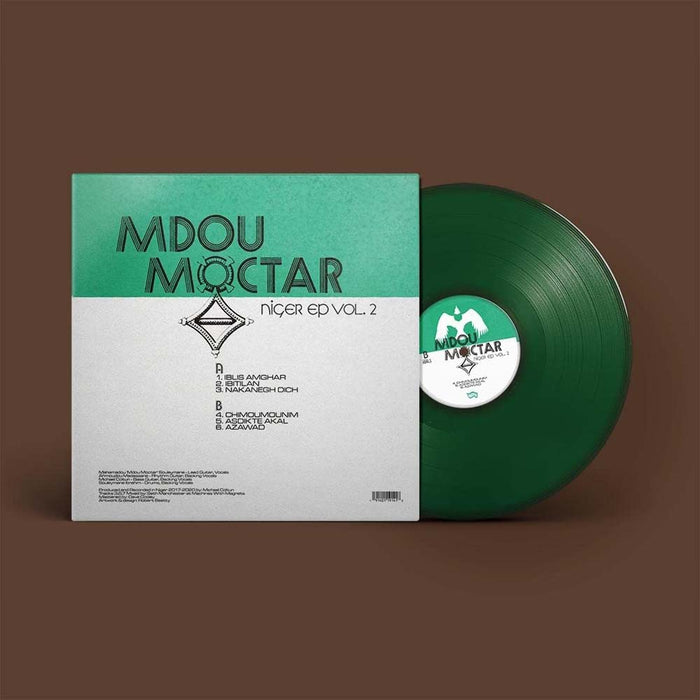 Mdou Moctar Niger Vol. 2 12" Vinyl EP Transparent Green Colour 2023