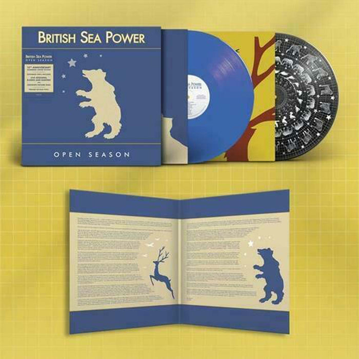 British Sea Power - Open Season Vinyl LP 15th Anniversary Blue Vinyl 2020