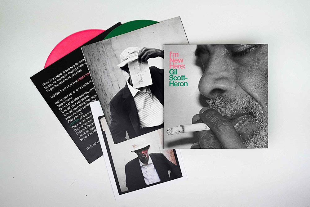 Gil Scott-Heron I'm New Here Vinyl LP Pink & Green Colour 2020