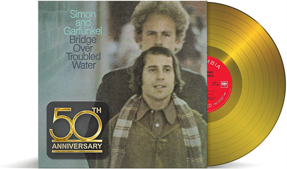 Simon & Garfunkel Bridge Over Troubled Water Vinyl LP Gold Colour 2020