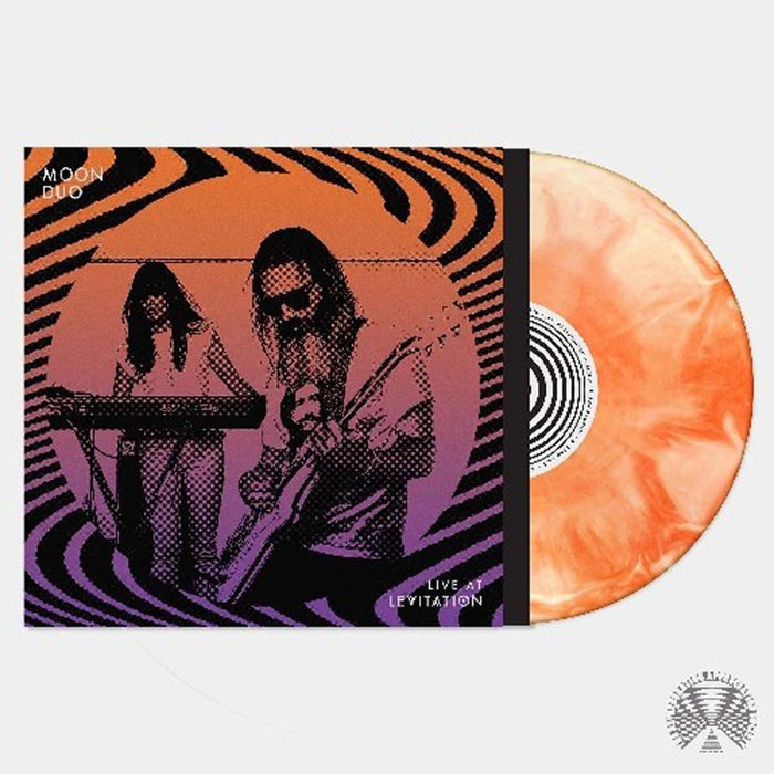 Moon Duo Live At Levitation Vinyl LP Indies Orange Marble 2022