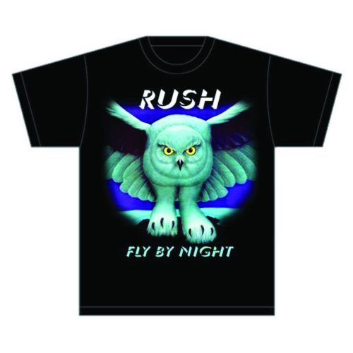 Rush Fly By Night Black Large Unisex T-Shirt