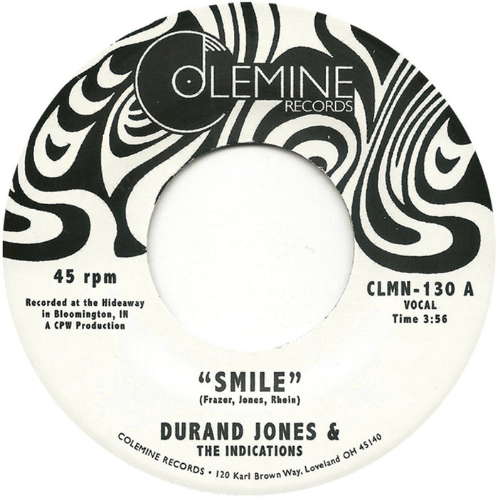 Durand Jones & The Indications Smile/Tuck 'N' Roll Vinyl 7" Single 2015