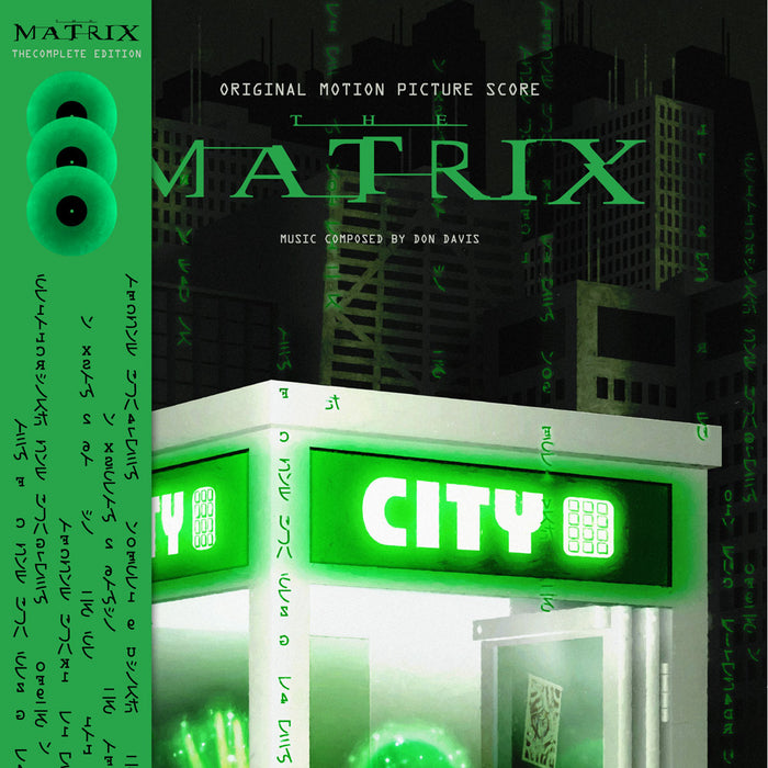 The Matrix - The Complete Edition Vinyl LP Glitter-Infused Green Colour OST Don Davis RSD 2021