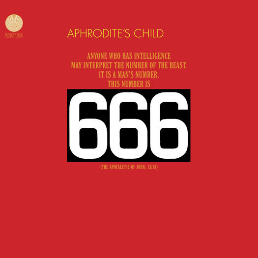 APHRODITES CHILD DEMIS ROUSSOS 666 LP VINYL NEW 2014 33RPM