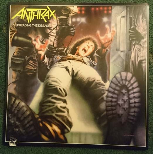 ANTHRAX SPREADING THE DISEASE LP VINYL NEW 33RPM