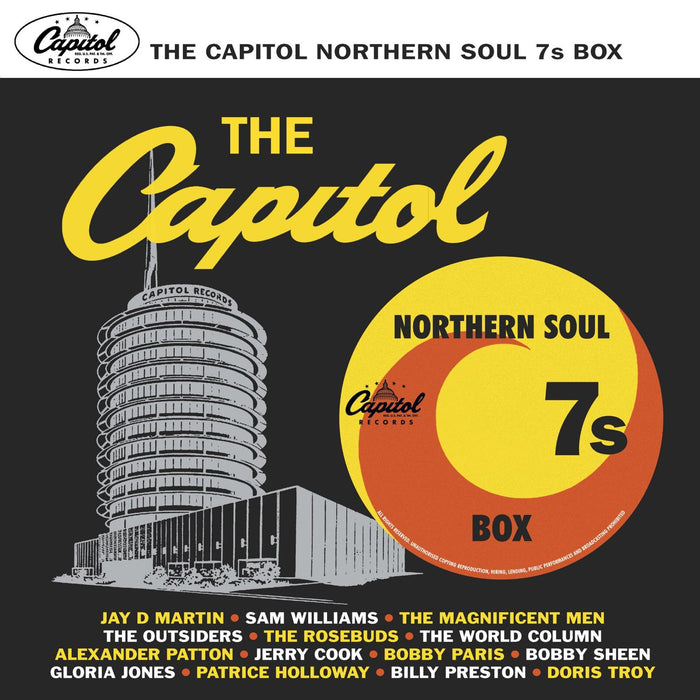 THE CAPITOL NORTHERN SOUL 45'S 7 X 7 INCH VINYL BOXSET NEW 45RPM