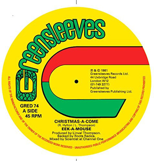 EEKAMOUSE CHRISTMASACOME 12 INCH SINGLE VINYL NEW 2014 33RPM