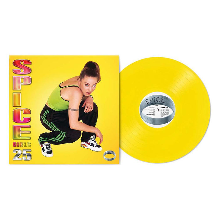 Spice Girls Spice Vinyl LP Sporty Yellow Colour 25th Anniversary 2021