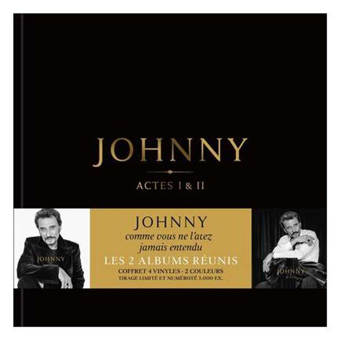 Johnny Hallyday Johnny Acte I And Acte II Vinyl LP Colour Boxset 2021