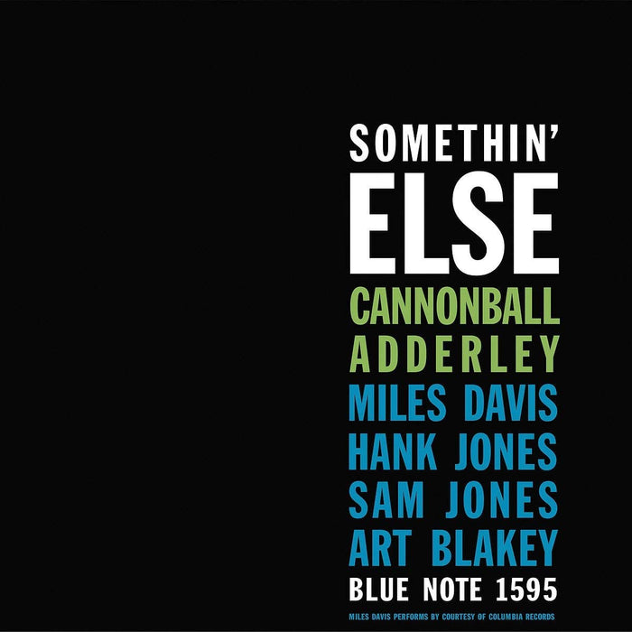 Cannonball Adderley Somethin' Else Vinyl LP 2021