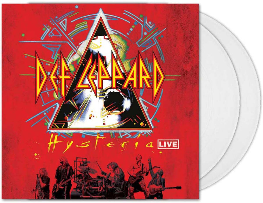 Def Leppard Hysteria Live Vinyl LP Crystal Clear Colour 2020