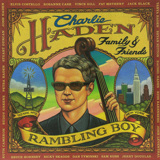 CHARLIE HADEN FAMILY & FRIENDS: RAMBLING BOY LP VINYL NEW (US) 33RPM