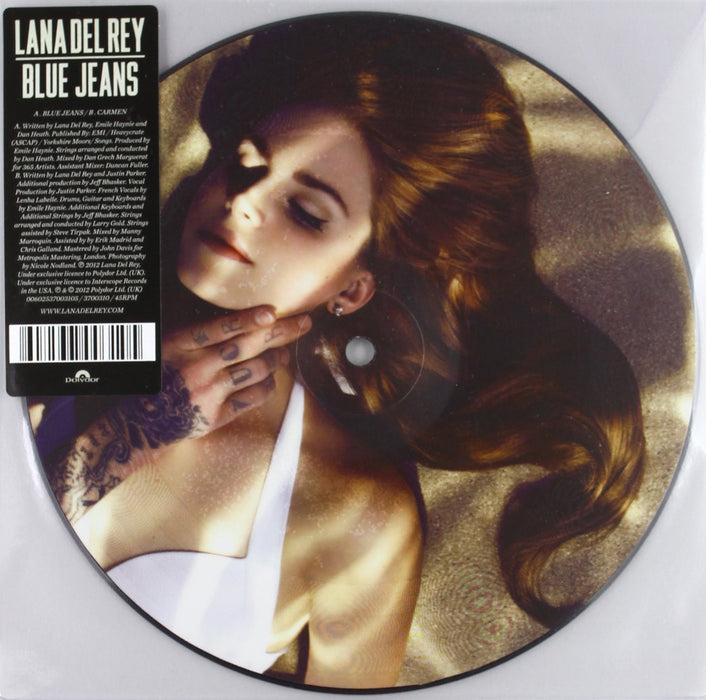 LANA DEL RAY BLUE JEANS 7INCH VINYL SINGLE NEW 45RPM LIMITED EDITION