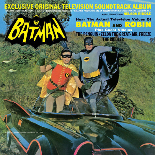 NELSON RIDDLE BATMAN TV SOUNDTRACK LP VINYL NEW (US) 33RPM