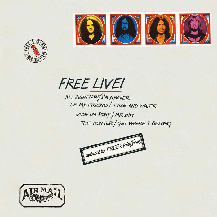 FREE Free Live! LP Vinyl Re-Issue NEW 2017