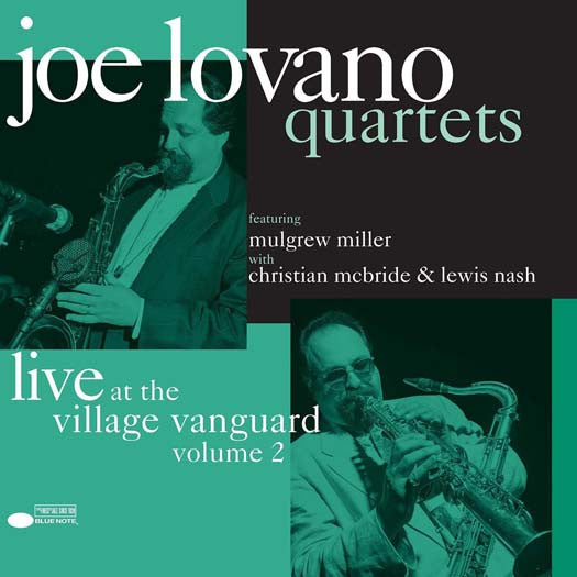 JOE LOVANO QUARTETS LIVE AT THE VILLAGE VANGUARD VOL. 2 LP VINYL SET NEW