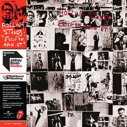 ROLLING STONES Exile On Main Street DOUBLE LP Vinyl Half Speed Master 2016