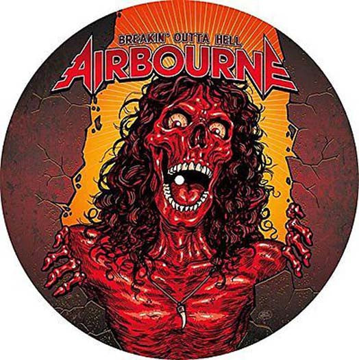 AIRBOURNE Breakin Outta Hell LP Pic Disc Vinyl 2016