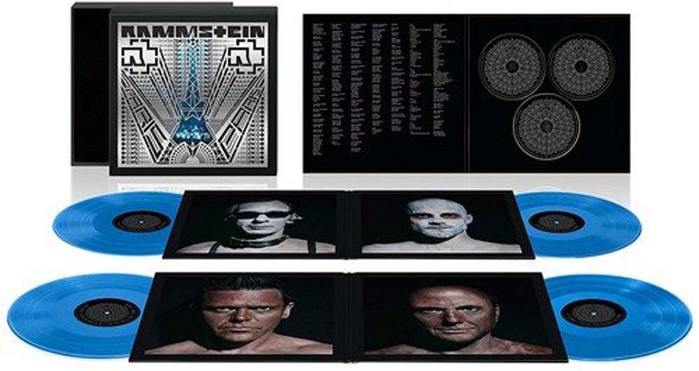 RAMMSTEIN Paris Ltd Ed LP Vinyl Set & CD & Blu-ray NEW 2017