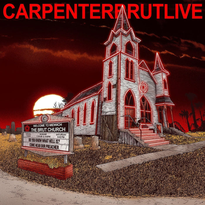 CARPENTER BRUT Live DOUBLE LP Vinyl NEW 2017