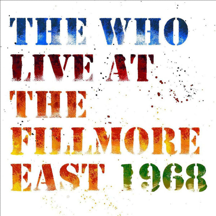 THE WHO Live at The Fillmore East 1968 3LP Vinyl NEW 2018