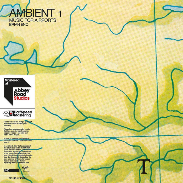 Brian Eno Ambient 1 Music for Airports 1/2 Speed Vinyl LP New 2018