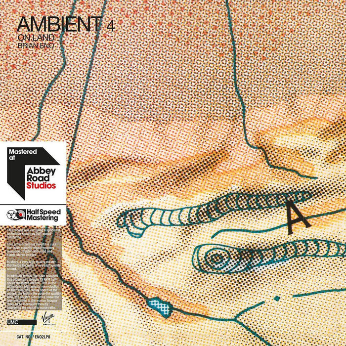 Brian Eno Ambient 4 On Land Vinyl LP 1/2 Speed 2018